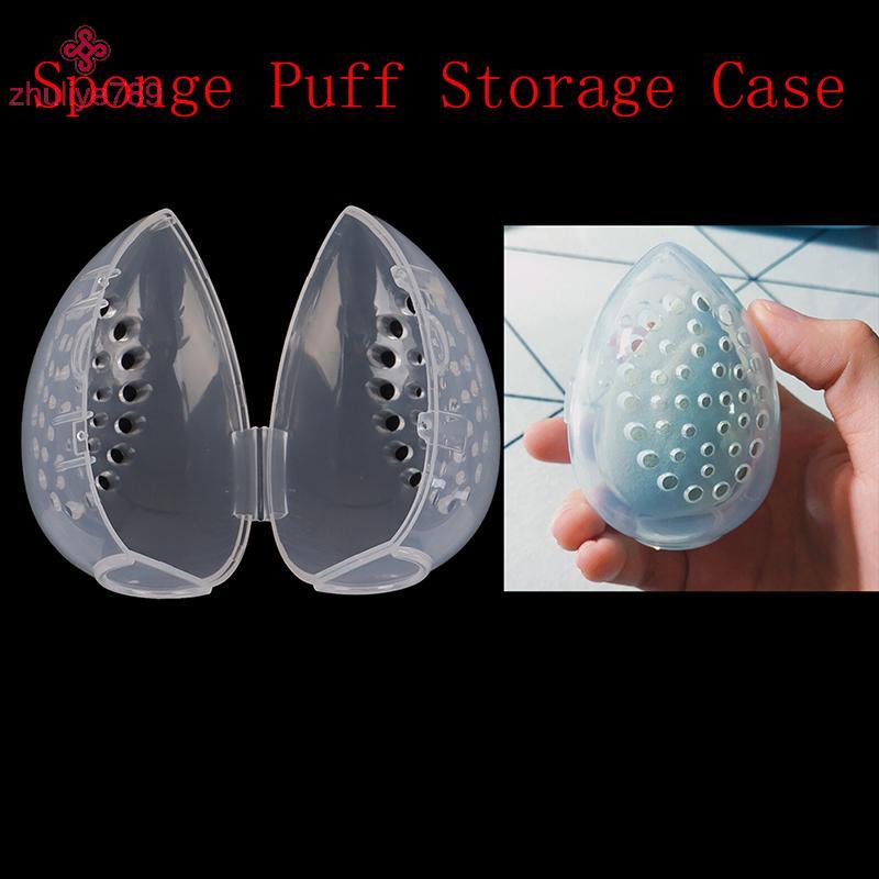 <zhuliye789> Beauty Sponge Make Up Puff Case Beauty Sponge Holder Makeup Travel Storage Case Nice