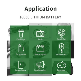 18650 9900mAh Li-ion แบตเตอรี่ชาร์จ 3.7V สําหรับไฟฉายไฟฉายแบตเตอรี่ + 4 ช่อง USB charger