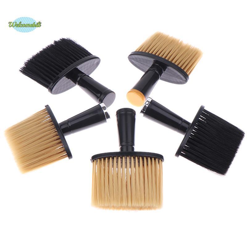 [WLB-t] แปรงผมนุ่มคอ Face Duster Hairdressing ตัดผมแปรงทําความสะอาดสําหรับร้านตัดผม Hairdressing จัด