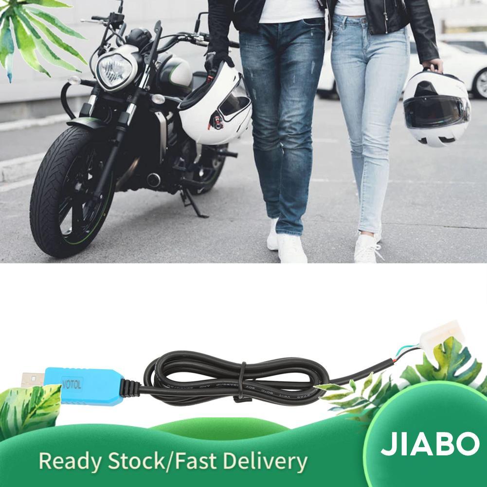 jiabo Qiilu รถจักรยานยนต์ไฟฟ้าสาย USB RS323 ความไวสูงต่อ TTL พร้อมความเข้ากันได้ของตัวควบคุม VOTOL