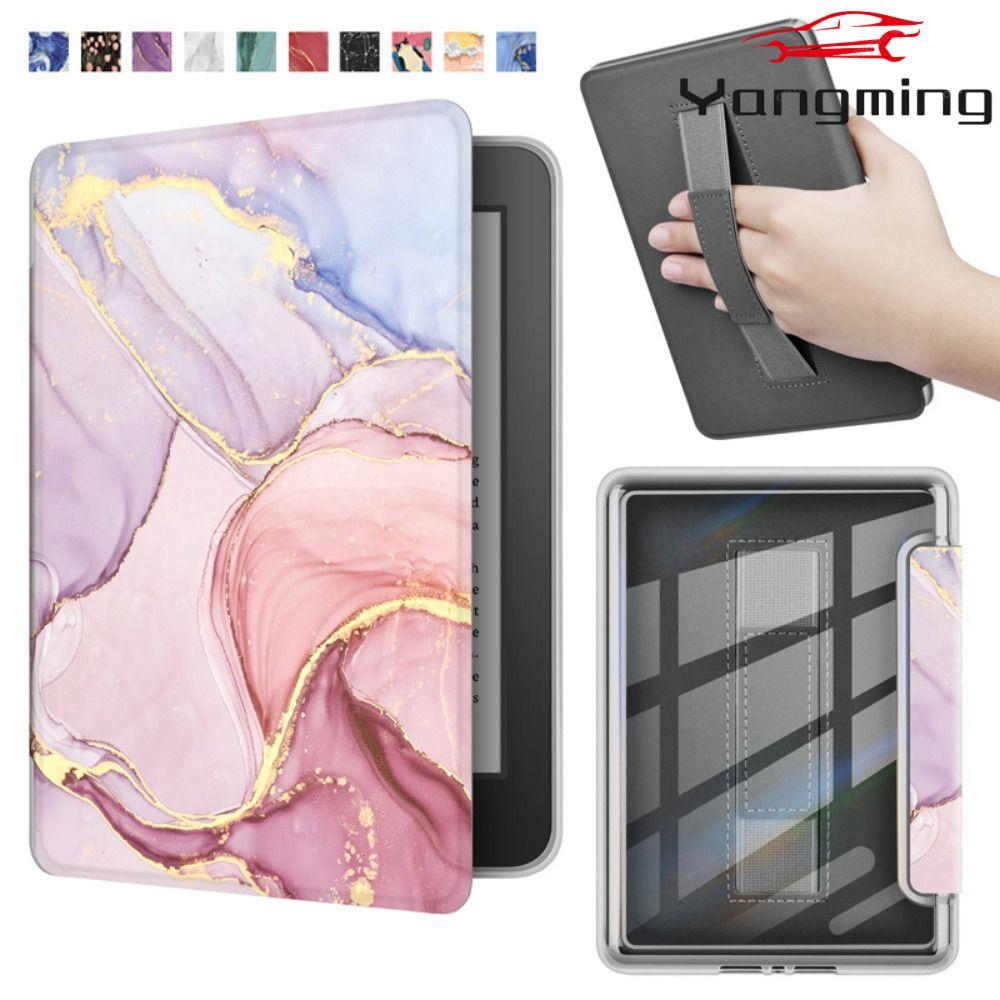 YANGMING e-Reader , Auto Wake/Sleep Hand Support Smart Cover, Wearproof Leather Protective Shell for