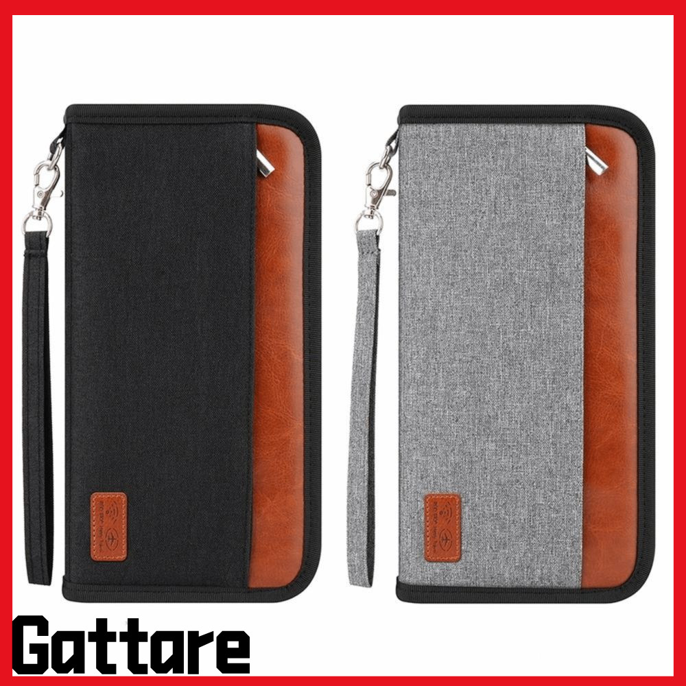 GATTARE Travel Wallet Passport Waterproof RFID Blocker ID Card Holder