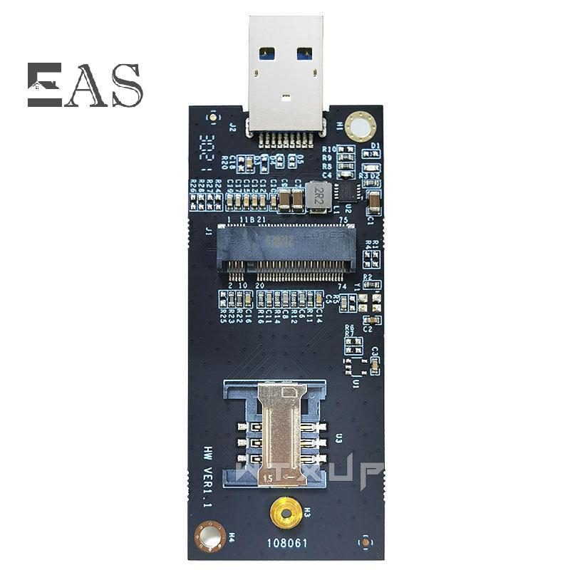 [EA] 1 ชุด DW5821E M2-NGFF DW5811e DW5816E EM7455 L860-GL USB3.0 การ์ดขยายสําหรับ 3G/ 4G/ 5G LTE โมด