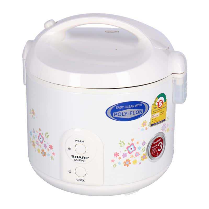 SHARP - Mixed Color Rice Cooker KS-R19ST Size 1.8 Liter >