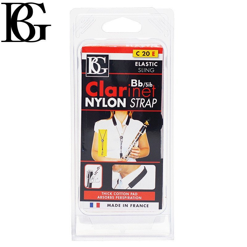 Clarinet/C20E สลิง C20LPBG สายคล้องคอหลอดสีดําสายคล้องคอแขวนเครื่องดนตรี VHLX