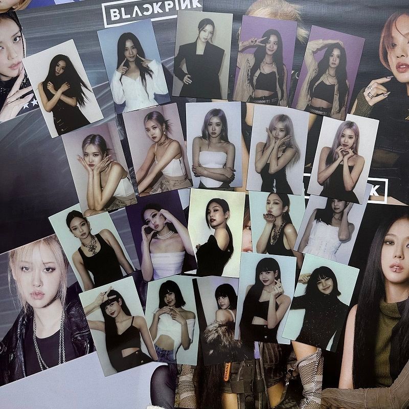 ของแท้ BLACKPINK Photocard Park Chae Young rose Photocard Kim jisoo jisoo Kim Jenny Lisa Regular One