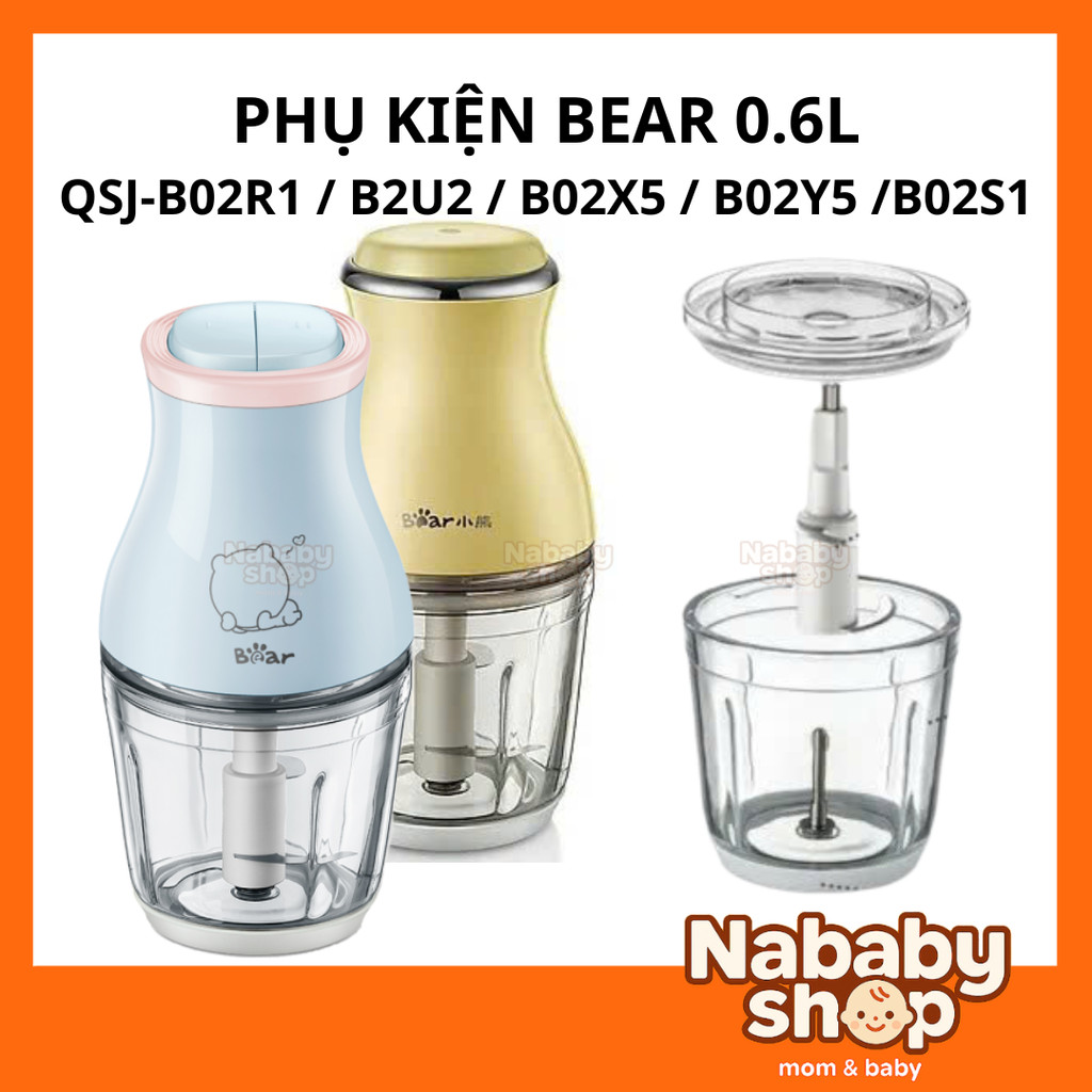 อุปกรณ์เสริมเปลี่ยนเครื่องปั่น Bear 0.6L รุ่น QSJ-B02R1 / B2U2 / B02X5 / B02Y5 /B02S1