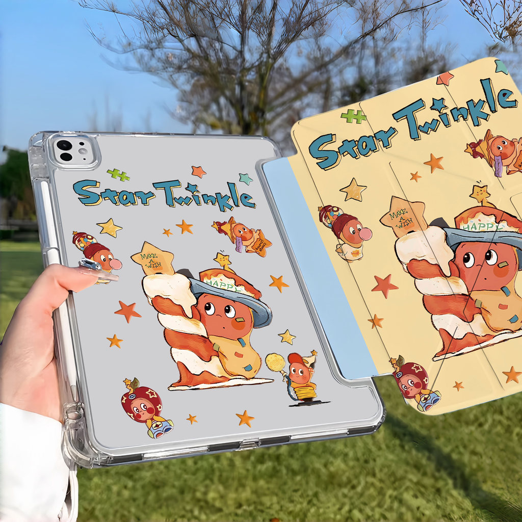 Gen11 Air7(11นิ้ว) A16 เคสไอแพด Y-Shape พร้อมช่องเสียบปากกา M3/M2 Gen7/8/9 gen10 Air4/5 Air11 Pro11.