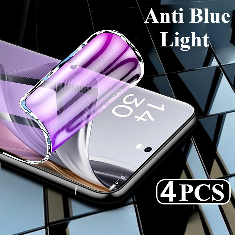 4PCS Anti Blue Light Full Cover HD Clear Frosted Soft Film สําหรับ vivo T1 T1x T2 T2x T3 T3x T4 T4R 