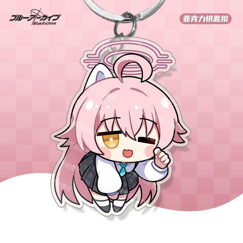 Blue Archive Periphery พวงกุญแจ Hoshino Shirako Alona อะนิเมะอะคริลิคกระเป๋าจี้