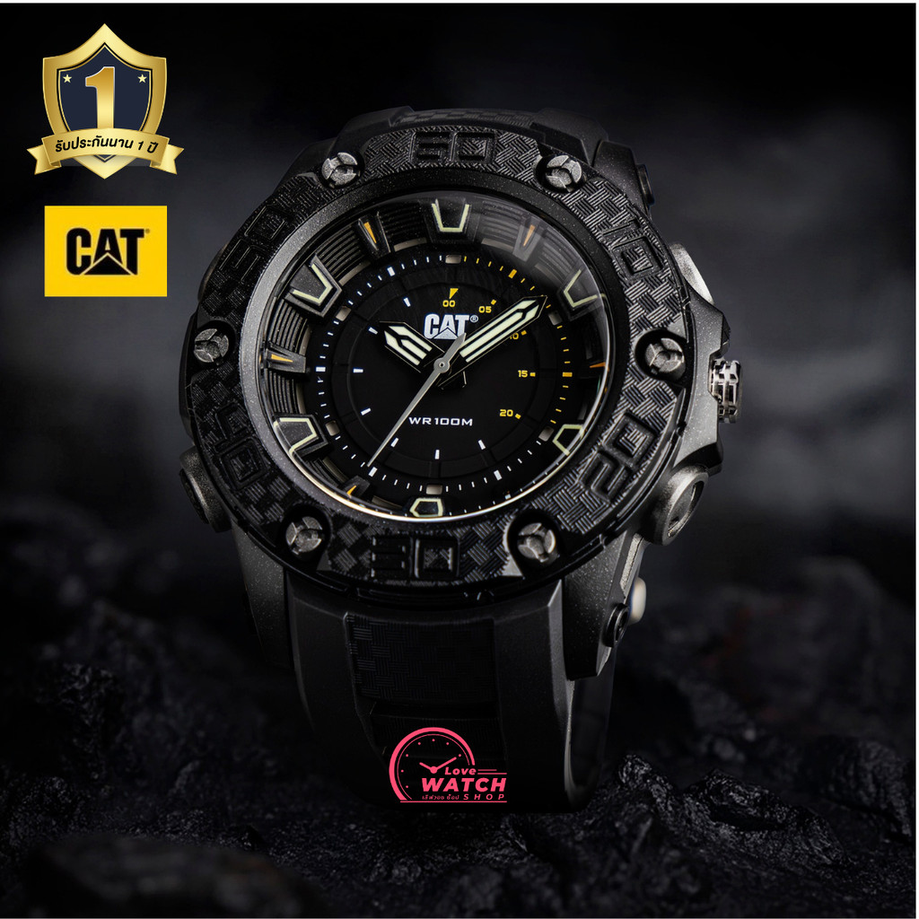 CAT CATERPILLAR CAT P10นาฬิกาผู้ชายcat watches นาฬิกาแคทของแท้สุดหรูของแท้ ประกันศูนย์ไทย