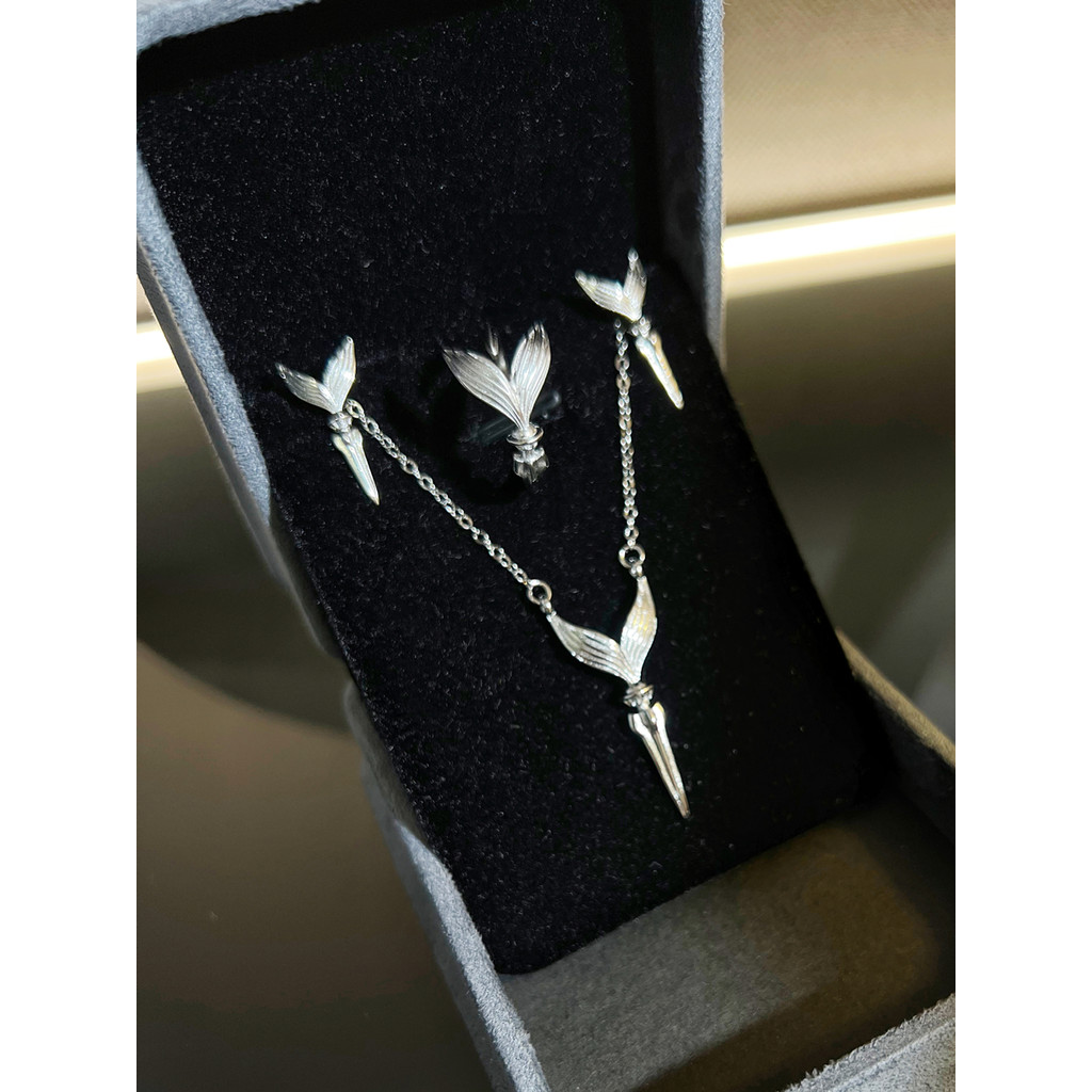 Welcome to the Shop! Qiyu Fishtail Label สร้อยคอ Clavicle Chain ของขวัญวันเกิดน่ารัก พร้อมส่ง!