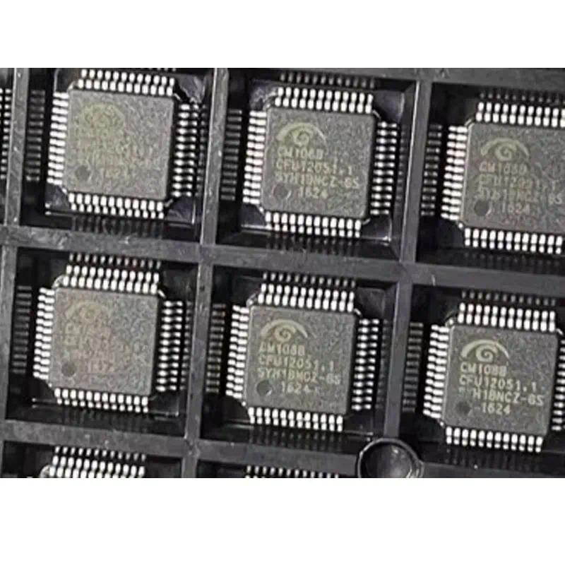 10 ชิ้นใหม่ CM108 CM108AH CM108B QFP-48 ชิปการประมวลผลเสียง
