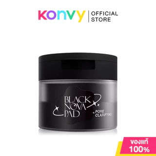 MizuMi Black Nova Pad Pore Clarifying 170g [80 Pads] มิซึมิ โทนเนอร์แพดสีดำ สูตรสำหรับผิวเป็นสิว.