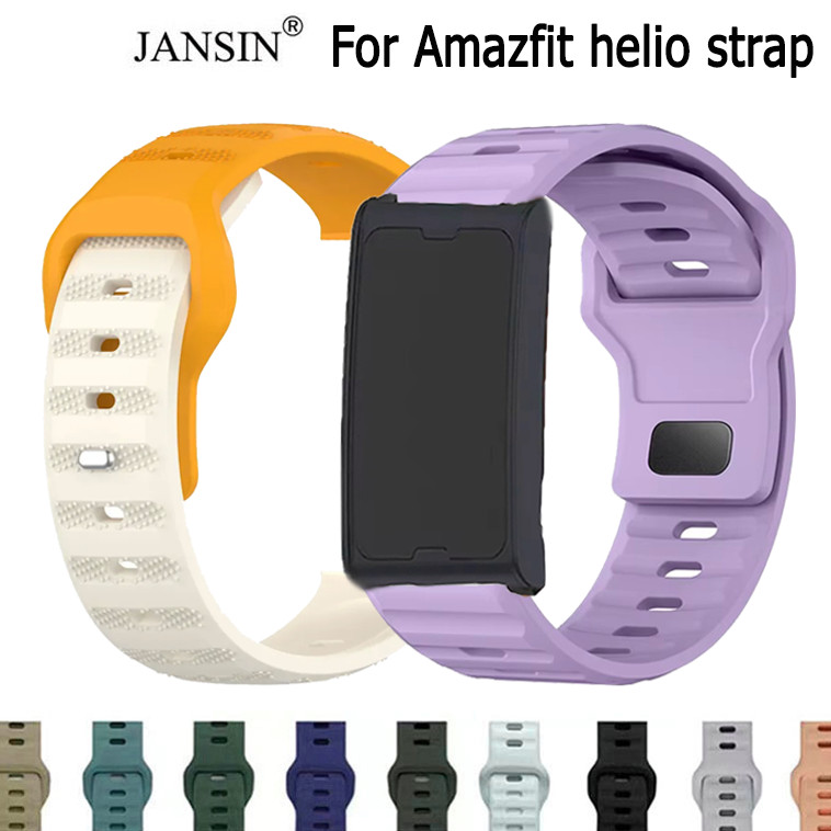 สาย สำหรับ amazfit helio strap สายนาฬิกา สายนาฬิกา ซิลิโคน สำหรับ สมาร์ทวอทช์