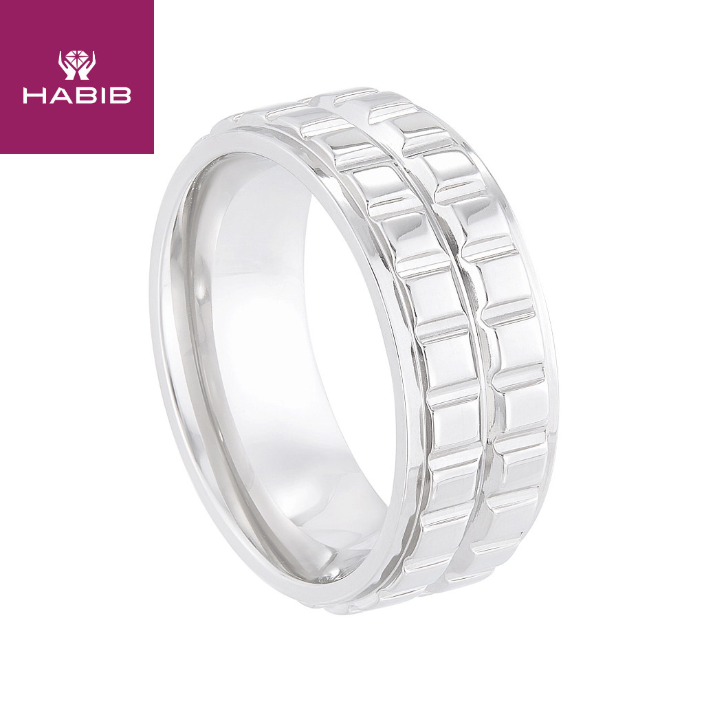 HABIB Jaylen แหวนผู้ชายไทเทเนียม 093301221