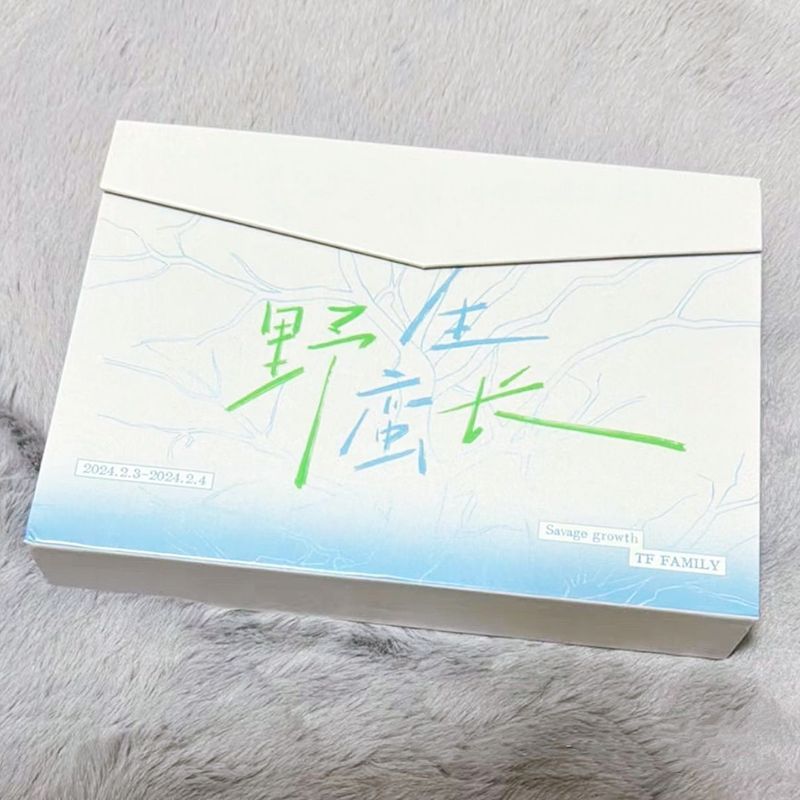 สินค้า/peripheryTF ครอบครัวรุ่นที่สี่ Savage Photocard Growth ชุด Blooming Photocard Zuo Qi Letter Y