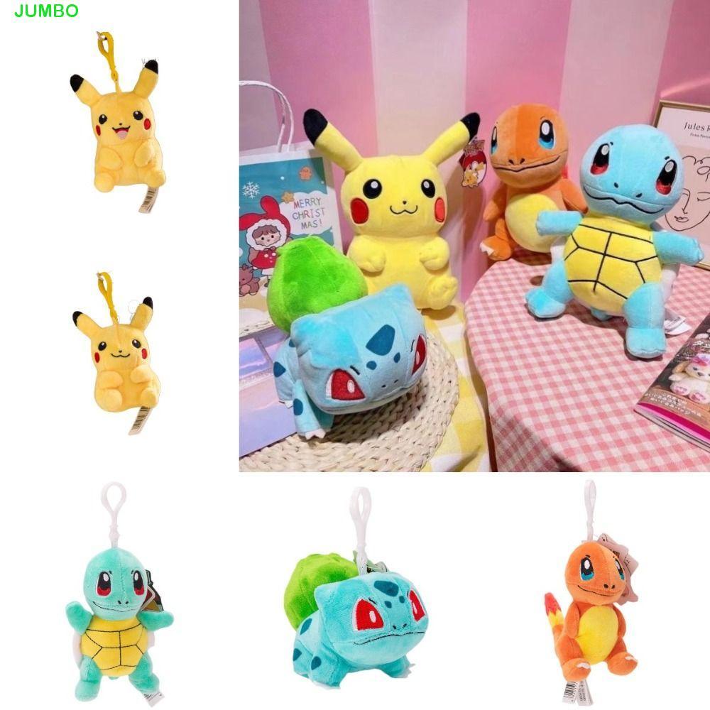 JUMBO Pikachu ตุ๊กตาพวงกุญแจ,อะนิเมะรูป Pikachu Action Figure, Plushies ตุ๊กตาตุ๊กตาตุ๊กตา Plush ตุ๊
