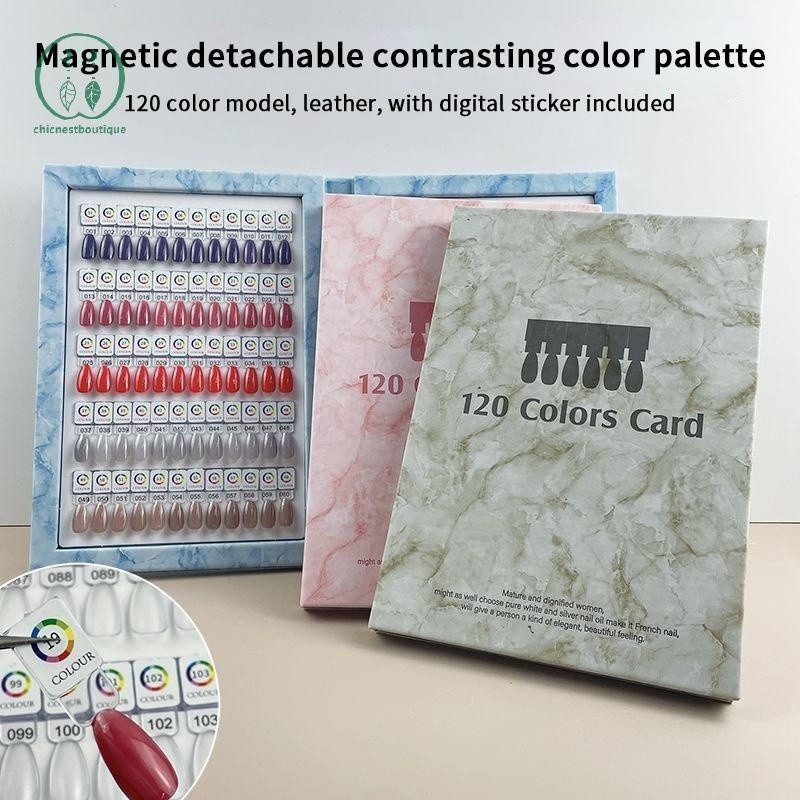 [Chao Ge Kai] 120/180 Magnetic Nail Polish Fake Nail Display Book Nail Polish Storage Nail Art Displ