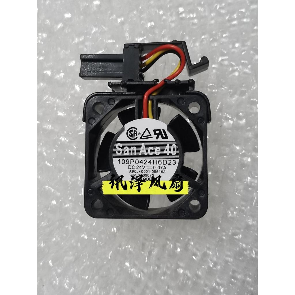 [พัดลมระบายความร้อน] Sanyo A90L-0001-051 #A 109P0424H6D23 24V พร้อมขายึด พัดลม Fenaka
