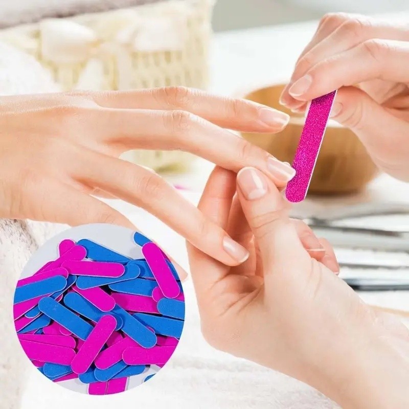 litai ตะไบเล็บแบบสองด้าน ตะไบเล็บ แถบขัดเล็บ ตะไบเล็บจิ๋ว เครื่องมือทำเล็บสองด้านขัดเงา เครื่องมือทําเล็บ - รูปที่ 2