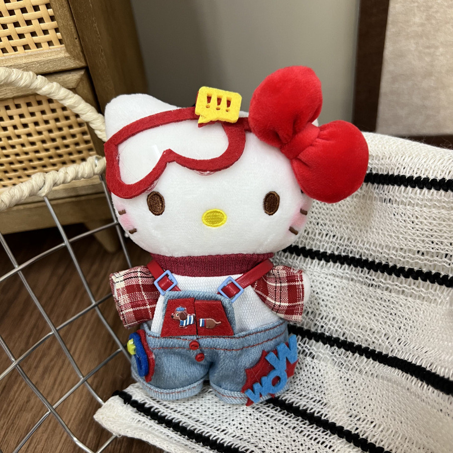 ตุ๊กตา Colthes สําหรับ KT จี้สวม KT Cat ชุดอุปกรณ์เสริม DIY Dress UP ของเล่น (เฉพาะเสื้อผ้า, ไม่รวมตุ๊กตา, ไม่มีโบว์สีแดง)