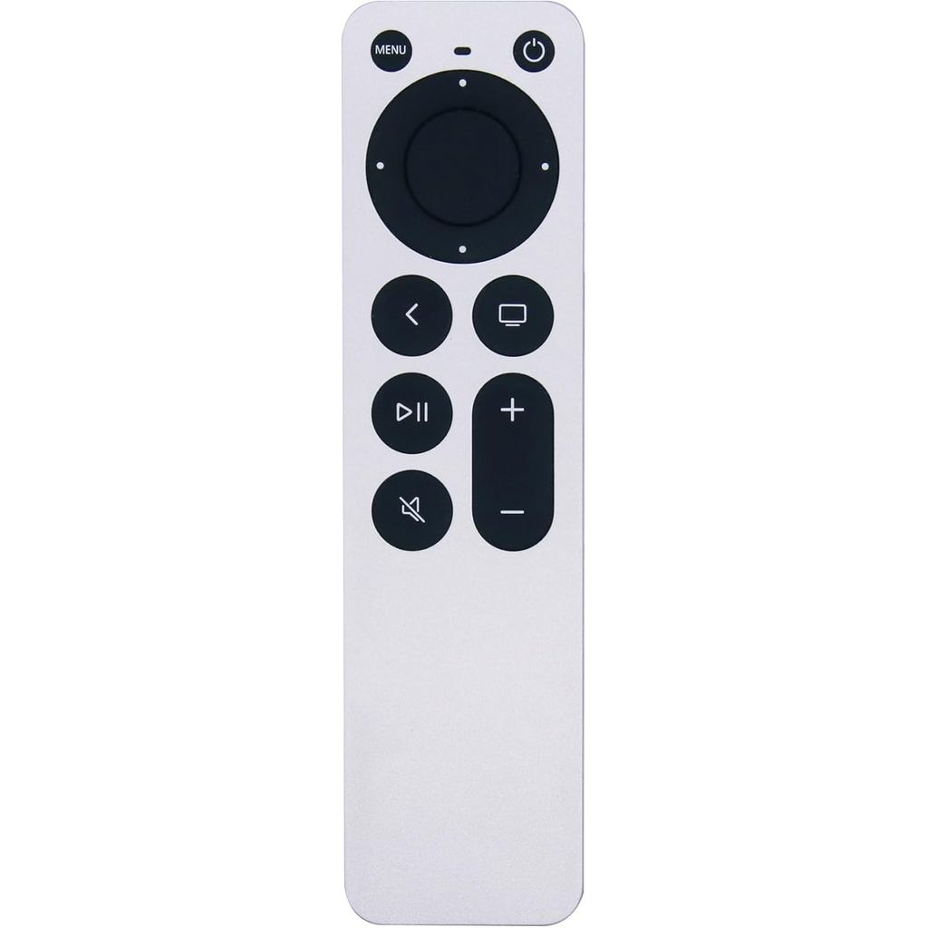 ใหม่เปลี่ยนรีโมทคอนโทรลสากลสําหรับ Apple TV 4K รีโมท Apple 4K/ Gen 1 2 3 4/HD A2169 A1842 A1625 A1427 A1469 A1378 A1218 พร้อมฟังก์ชั่นควบคุมทีวี