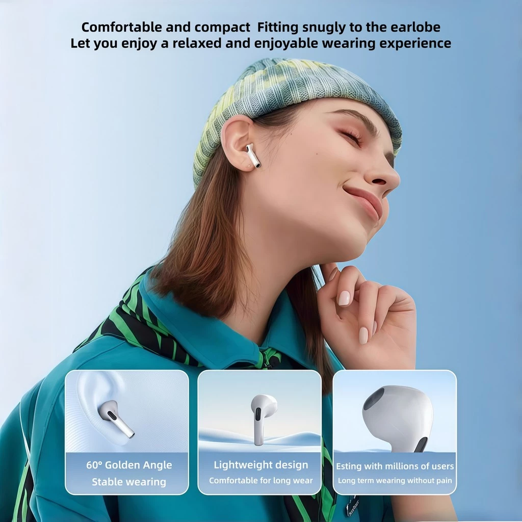 ชุดหูฟังไร้สาย Pro6 Bluetooth Round คุณภาพเสียง hifi พร้อมไมโครโฟนในตัวสำหรับการโทรด้วยเสียง HD thumbnail 6