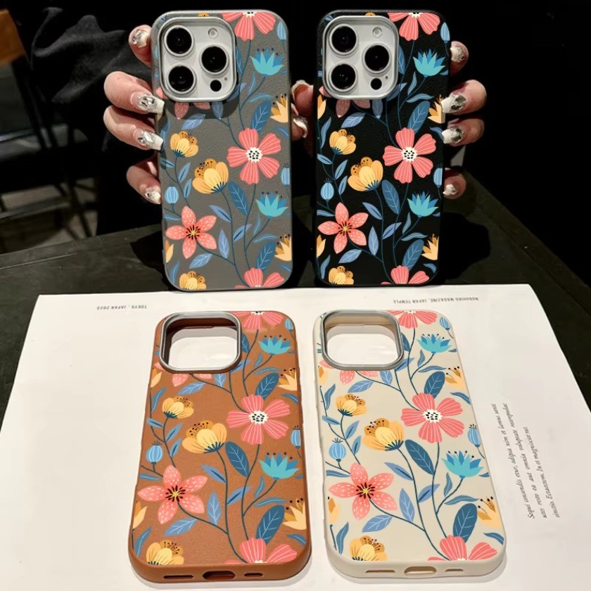 ดอกไม้ที่มีสีสันดอกไม้เคสโทรศัพท์สําหรับRealme 8 8S 15 14 Pro + หมายเหตุ 70 70T 14T C71 XT X2 Q3 C75