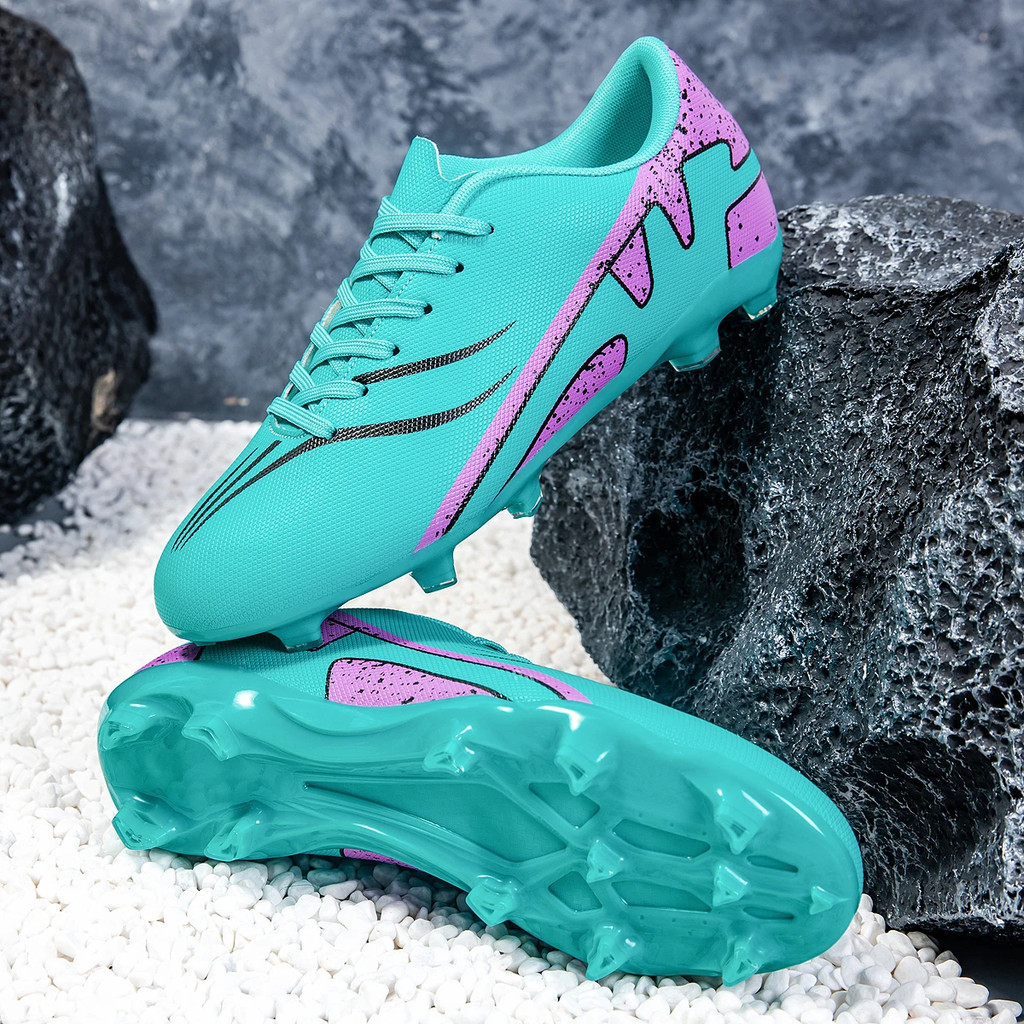 Professional กีฬารองเท้าฟุตบอล Fg/ag ยาวเล็บรองเท้ากีฬากลางแจ้งหญ้า Anti Slip และทนทาน 188c S45U5S S