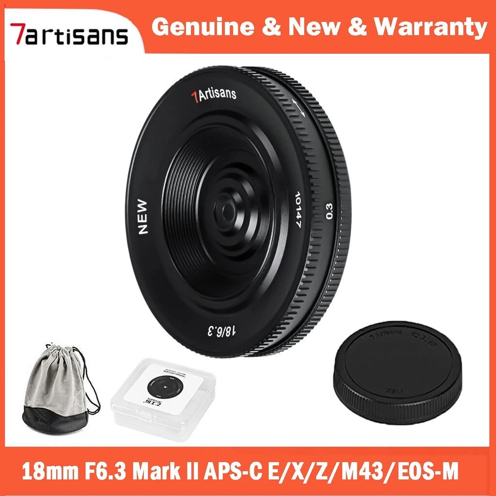 7artisans 18mm F6.3 Mark II Ultrathin APSC Manual Prime Lens for Canon EFM