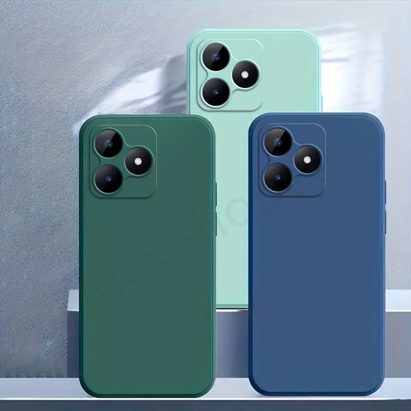 เคสสําหรับRealme Note 50,Realme C51,Realme C53,Soft Case, Simple Case,เคสสีธรรมดา