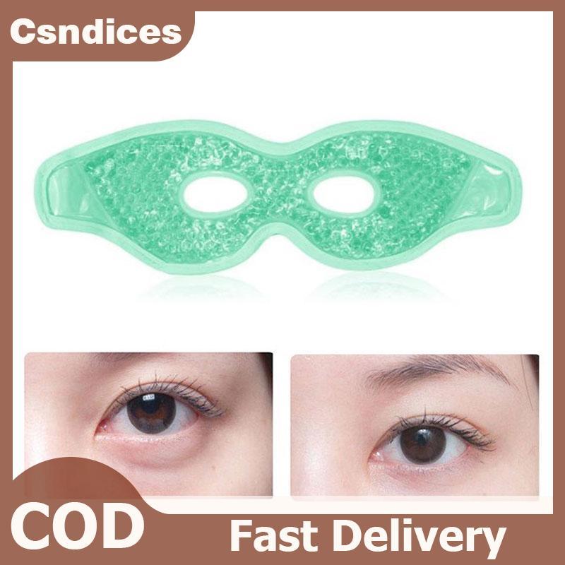 Csndices Eye Mask Gel Cooling Eye Sleep Mask Ice Cold Compress Puffy Eyes Dry Eyes Beauty TH