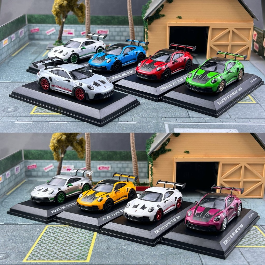 พร้อมส่ง Mini Cut 1: 64 Porsche 911 1992 GT3 RS โมเดลรถอัลลอย MINICHAMPS