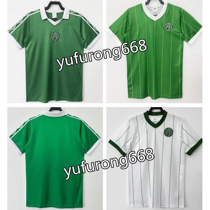 เสื้อฟุตบอลย้อนยุคทีมเยือน Celtic Football Club ขนาด 84-86