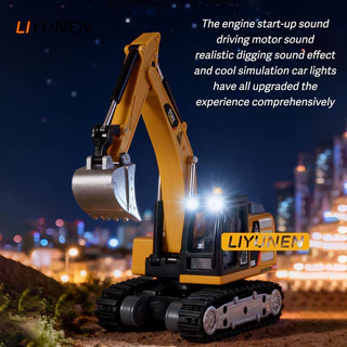 1: 64 Mini RC Excavator รถยกเดสก์ท็อปรีโมทคอนโทรลรถบรรทุกกระเป๋ารถ Rc Decompression ของเล่น 1/64 รถขุดขนาดเล็กวิศวกรรมยานพาหนะเด็กของขวัญ