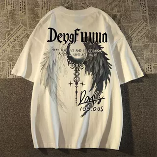 UT shop เสื้อยืด oversize ผ้าCotton 100% เสื้อแฟชั่น "DONFS " สบายและนุ่ม แขนสั้น ฤดูร้อน สไตล์เกาหลี