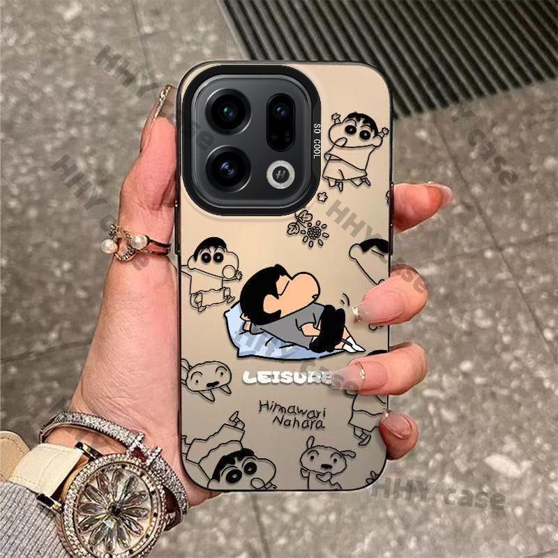 เคส OPPO Find X9 เคส OPPO Find X9 Pro เคส กรณีขี้เกียจXiaoxin Frosted Hardกันกระแทกฟิล์มป้องกันIMDหรูหราElectroplatingปุ่มInsสไตล์โทรศัพท์มือถือป้องกันกรณี – โปรปัง