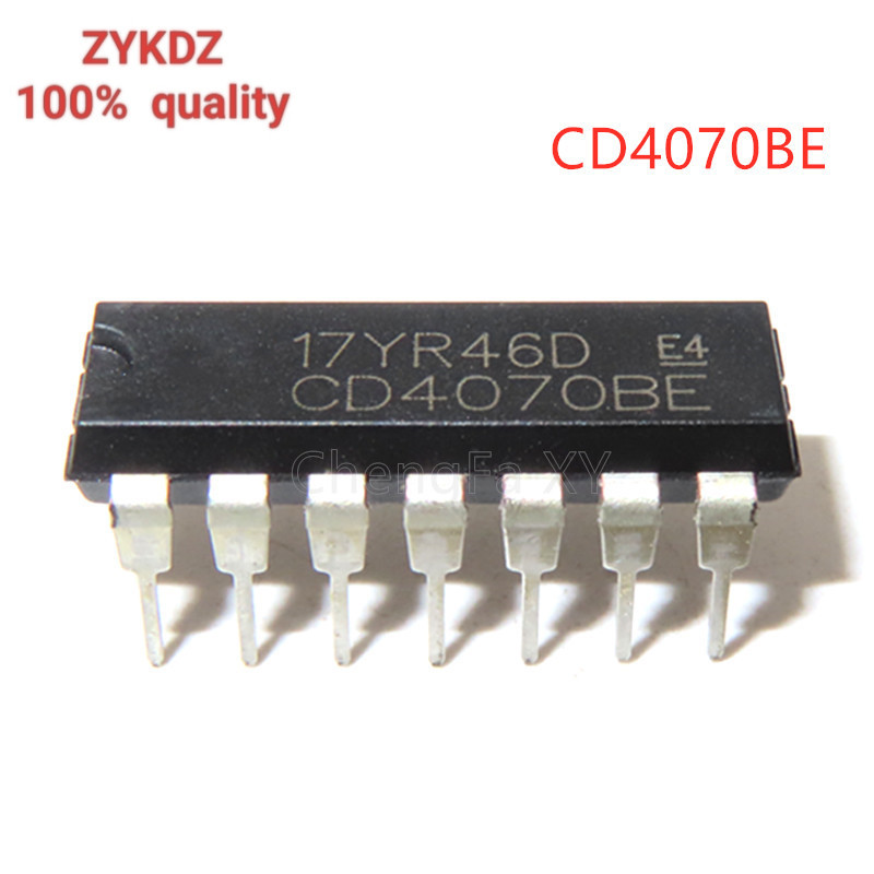 ชิปเดิม 10PCS CD4070BE CD4070 CD4071BE CD4071BD CD4071 CD4072BE CD4072 CD4073BE CD4073 ในหลอด DIP-14
