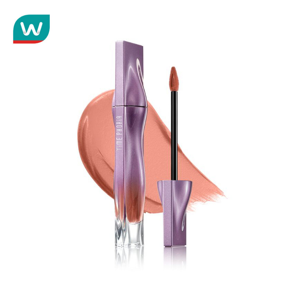 Time Phoria ไทม์ฟอเรีย เนบิวล่า เวลเวท ลิป ครีม 4มล. 005 ไลร่า