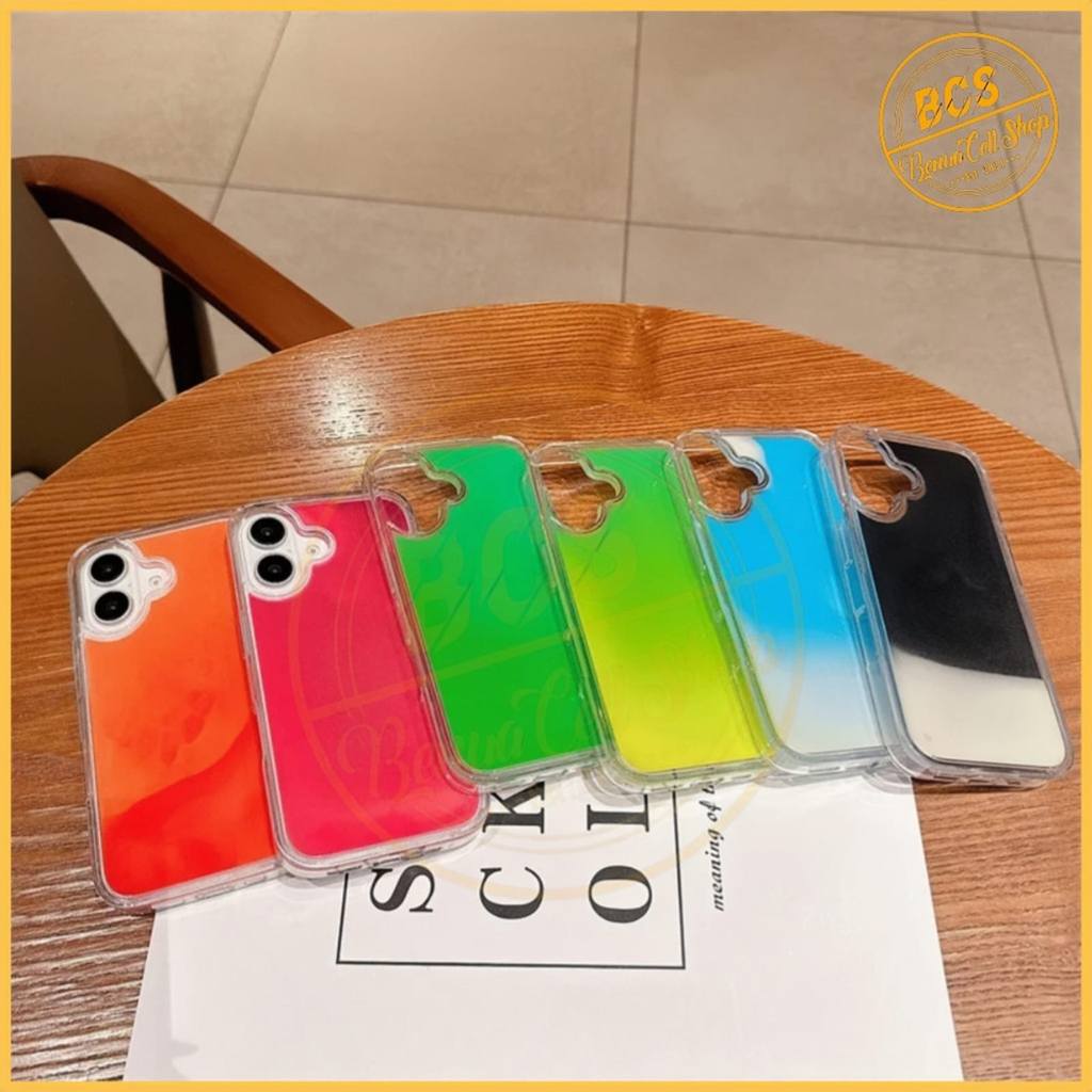 BCS - CASE GLITER LUMINOUS GLOW ใน DARK สําหรับ XIAOMI REDMI A1 A2 A3 A5 9 9A 9C 9 PRIME 10 4G 10 PR