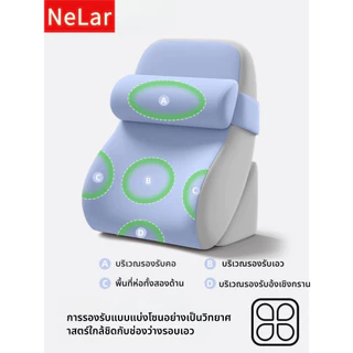 NeLar [หมอน+ปลอกคุ้มกว่า] หมอนดูซีรีส์ หรือกันกรดไหลย้อน ปรับความชันได้ตามใจ หมอนมัลติฟังก์ชั่น