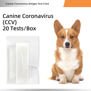 ชุดตรวจไวรัสสำหรับสุนัขและแมว CDV / CPV / CCV / FPV (20 ชุดต่อกล่อง) / Pet Virus Rapid Test Kit