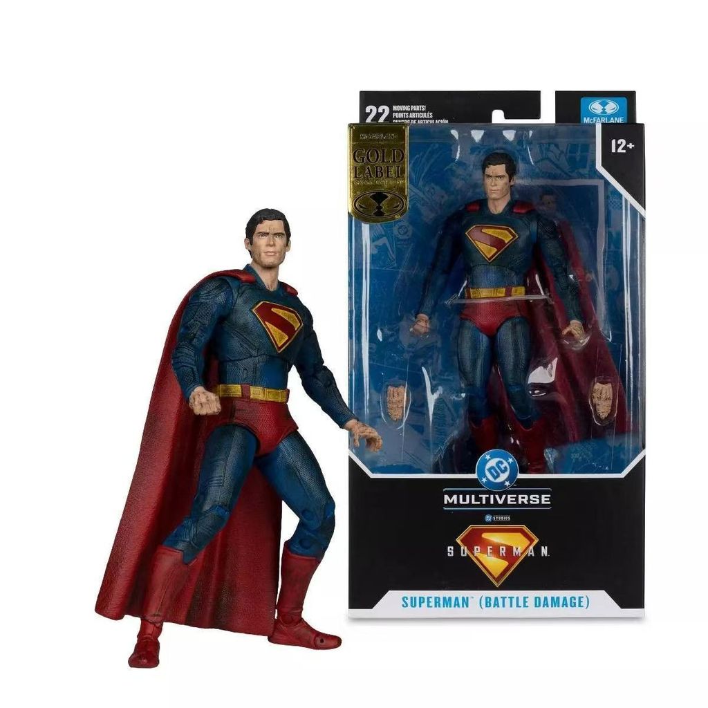 Mcfarlane New Superman Battle Damaged Version DC ของแท้รูปรุ่น Mcfarlane 17448