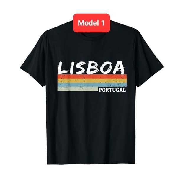 เสื้อผ้าของที่ระลึก PORTUGAL Lisbon - เสื้อยืดของที่ระลึก PORTUGAL