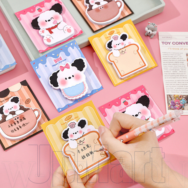 ลายสัตว์น่ารัก Post it Note - Markers Flags - Self-Stick Memo Pads - สติ๊กเกอร์ N-Times - ข้อความที่ปรับแต่งเอง Memo - สมุดจดครอบครัว [3-5 วันมาถึง]