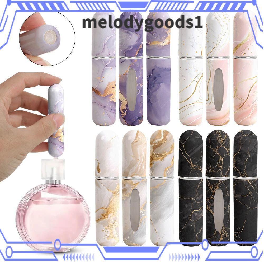 เมโลดี้กู๊ดส์ ขวดสเปรย์หมุน,ขวดน้ําหอมขนาดเล็กป้องกันการรั่วรีฟิล,น่ารัก5มลสเปรย์เครื่องฉีดน้ําขวดเดินทาง