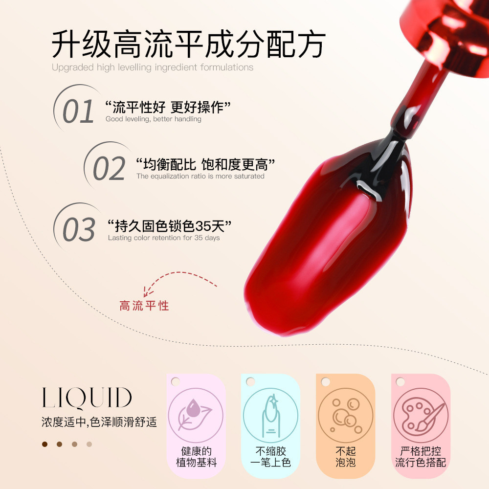 ASฝาแหลม เซตสีเจลทาเล็บ สีพื้น สีสุขภาพดี 40+ เซท ยาทาเล็บเจล เซ็ตใหม่ 9 สี Gel Polish Set -NT nail ราคา ถูกที่สุด ดีลบีเคเค แกลเลอรีภาพที่ 4