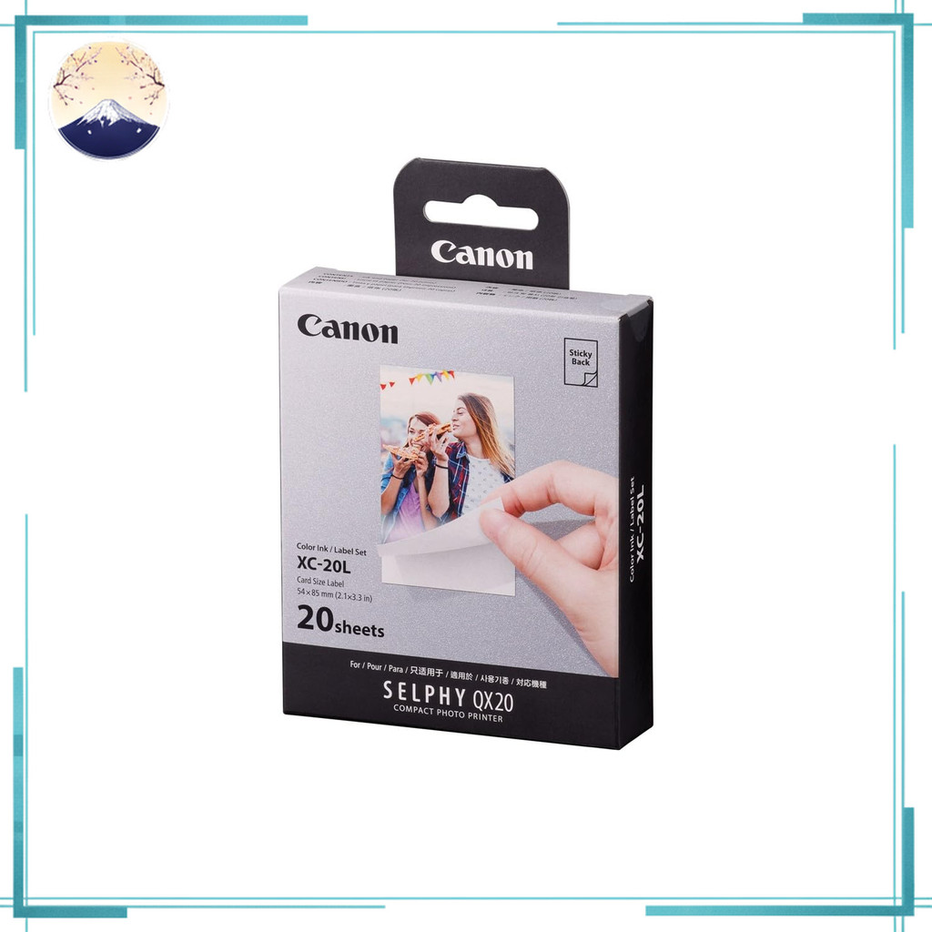 Canon ชุดหมึกและกระดาษ XC-20L สำหรับ SELPHY SQUARE QX10 / QX20