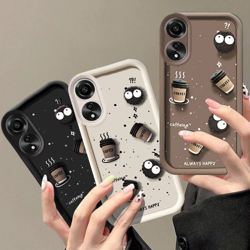 เคส oppo a78 5g เคส oppo a78 4g เคสโทรศัพท์ถ้วยกาแฟ 3D